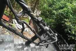 水泥樹藤景觀圍欄